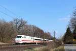 Nachschuss auf 401 552-5 am 26.03.2021 in Tostedt - Dreihausen.