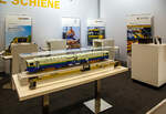 In den Hallen am Stand prsentierte Robel Bahnbaumaschinen GmbH aus Freilassing (gehrt zu Plasser & Theurer) auf der 28.