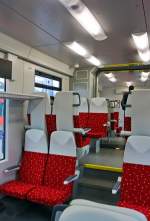   Inneneinrichtung von dem dreiteiligen Niederflur-Dieseltriebzug ZSSK 861 014-3 „REGIOMOVER“ (95 56 7 861 014-3 SK- ZSSK) für die ZSSK  (Železničná