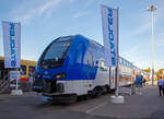   Stadler prsentierte auf der InnoTrans 2018 (hier 18.09.2018) in Berlin den neuen fr Schweden (ER1) bestimmten elektrischen Doppelstocktriebzug DOSTO  MLARTG.