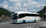 (289'222) - Gumdrop, Praha - 7AZ 9192 - Scania/Irizar am 22. Juni 2026 in Heidelberg, Neckarm�nzplatz