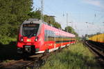 442 839 als S1(Warnemünde-Rostock)bei der Einfahrt in Rostock-Bramow.28.05.2017