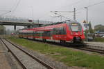 442 359 als S1(Warnemünde-Rostock)bei der Ausfahrt in Warnemünde-Werft.24.09.2017