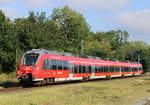 442 849 Hanse-und Universitätsstadt Rostock als S2 von Warnemünde nach Rostock Hbf bei der Einfahrt in Rostock-Lütten Klein.29.08.2020