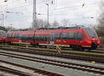 Baby Hamster 442 508 stand am 31.03.2023 im Rostocker Hbf.