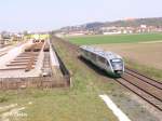 VT17 verlsst Schwandorf auf dem Weg nach Regensburg.