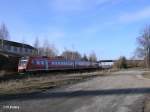 612 509-0 als kompletter RE 3695 Regensburg HBF in Wiesauer Kurve.