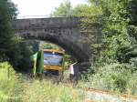 VT24 beim Tunnel bei Itzling mit RB Zwiesel (Bayern).08.08.08    