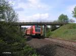 612 656 bei Oberteich als Re3695 Regensburg.