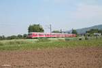 Die RB 15351 Frankfurt/Main - Heidelberg hat Weinheim (Bergstrasse) verlassen.