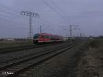 642 158 auf dem Weg nach Leipzig bei Borsdorf.