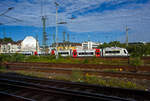 Bei Düsseldorf begegnet unserem IC am 24 Juni 2025 der VT 111 (95 80 0609 111-9 D-REGIO, ein Integral S5D95, der Regiobahn / Regionale Bahngesellschaft Kaarst-Neuss-Düsseldorf-Erkrath-Mettmann-Wuppertal mbH, ex VT 111 „Tegernsee“ Bayerische Oberlandbahn (BOB). Der Integral fährt als S 28 die Verbindung Wuppertal Hbf über Düsseldorf Hbf nach Neuss Hbf und erreicht bald den Hauptbahnhof Düsseldorf.

Der fünfgliedrige Dieseltriebwagen vom Typ Integral S5D95 wurde 1998 von der Integral Verkehrstechnik AG in Jenbach (Österreich) unter der Fabriknummer 3155-11 gebaut und an die BOB - Bayerische Oberlandbahn GmbH (Holzkirchen) geliefert. Alle Triebzüge der BOB wurden zwischen Juni und Juli 2020 im Betrieb durch neue Alstom Coradia LINT ersetzt. Die Fahrzeuge wurden von der im Großraum Düsseldorf tätigen Regiobahn übernommen und werden seit Dezember 2020 dort eingesetzt.
