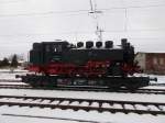 99 1783 wurde,am 07.Februar 2015,von Putbus nach Bergen/Rügen gebracht.