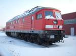 232 208-9 ex.Bh Saalfeld am 05.Februar 2010 in der Einsatzstelle Mukran.Am 23.Mrz 2010 Mukran zur Verschrottung verlassen.