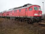 232 361-6 ex.Bh Rostock Seehafen am 24.Januar 2009 in der Einsatzstelle Mukran.Am 23.Mrz 2010 zur Verschrottung abgefahren.