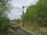 Ausfahrsignal I in Immelborn am 29.April 2022.