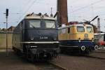 Bundesbahnloks unter sich...E41 001 und E10 1239