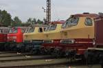 Ein Teil der ausgestellten Loks am 19.09.10 in Osnabr�ck