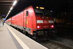 Am Abend des 29.10.2021 stand 146 277 im Rostocker Hbf.