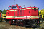 KBL - V 41 / MaK 400001, Typ 400C, Baujahr 1955, am 07.08.2010 in Eystrup (175 Jahre Eisenbahn in Deutschland, Fahrzeugausstellung).