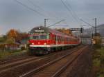 Die RB nach Bamberg am 30.10.2010 unterwegs bei Thngersheim.