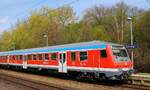 DB Regio Kiel Steuerwagen D-DB 58 80 80-75 004-7 Gattung Bybdzf482.4, Schleswig 26.04.2015