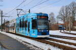6N-1 Wagen 662 am 20.02.2026 in Rostock-Reutershagen