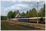 Der Bahnhof Rennsteig am 24.08.2013 von der Gleisseite.