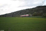 445 043-6 als RE 54 RE4621 Frankfurt/Main - Bamberg bei Thüngersheim.