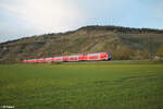 445 045-1 + ein unbekannter als berfhrungsfahrt bei Thngersheim.