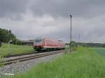 610 509 rollte RE 3551 nach Regensburg bei Richt bei Schweindorf.