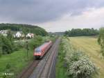 610 510 als RE3587 nach Regensburg bei Richt.