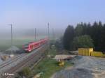 612 128 als RE3780/3448 Dresden - Nrnberg bei Fhring.