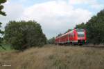 612 981 mit Franken-Sachsen-Express bei Schnfeld.