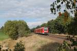 612 988 als Franken-Sachsen-Express bei Schnfeld.