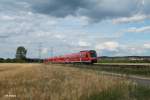 612 596 + 472 als RE 3526 Neustadt Waldnaab - Nrnberg bei Rothenstadt.