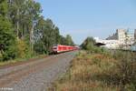 612 479 und 612 656-8 und 612 167 als RE 3086 Nürnberg /RE 3862 Lichtenfels beim verlassen von Schwarzenbach/Saale.