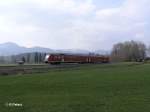 Ein 612er auf dem Weg nach Oberstdorf bei Unterthalofen.