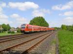 612 652 als RE Regensburg bei Schnfeld.