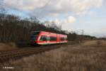 646 028 als RE18486 nach Frankfurt/Oder bei Eisenhttenstadt. 23.02.12