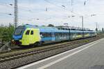 ET 4.03 der Westfalenbahn am 27.09.2023 im Bahnhof Rheine