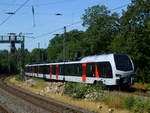 Dieser Abellio ET 25 2208 war am 23.7.19 wohl auf Überführung von Hagen nach Düsseldorf unterwegs und kam so auch durchs Wuppertal.