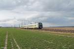 440 907 als ag 84341 Regensburg - Plattling zwischen Obertraublingen und Mangolding.