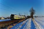 440 416 als RB 51 84102 Plattling - Neumarkt/Oberpfalz bei Moosham.