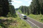 VT650 708 als RB23 Coburg - Bad Steben bei Röslau. 03.06.22