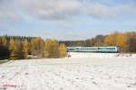 223 067 mit dem ALX84115 Hof - Mnchen bei Oberteich.