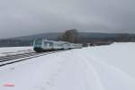 223 067 mit dem ALX84111 Hof - Mnchen bei Oberteich.