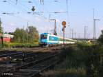 183 002 zieht bei Regensburg Ost den ALX37982 nach Hof.