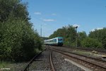 223 071 fährt mit dem ALX84113 Hof - München in Pechbrunn ein.