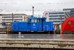 Die an die DB Cargo AG vermietete V 60 – 363 698-2 alias 363 029-9 (98 80 3363 698-2 D-PRESS) der PRESS - Eisenbahnbau- und Betriebsgesellschaft Pressnitztalbahn mbH (Jhstadt), ex DB V 60 698,